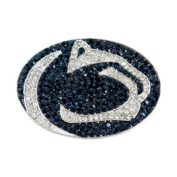 Penn State Athletic Logo pin with crystals